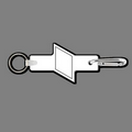 Key Clip W/ Key Ring & 1" Parallelogram Key Tag